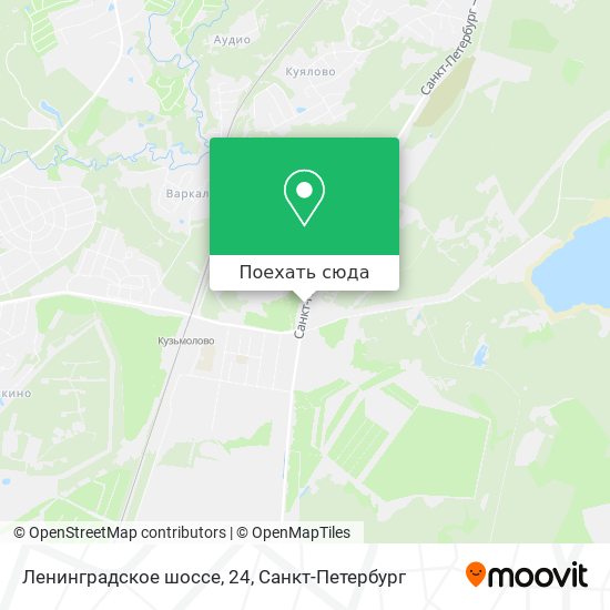 Карта Ленинградское шоссе, 24