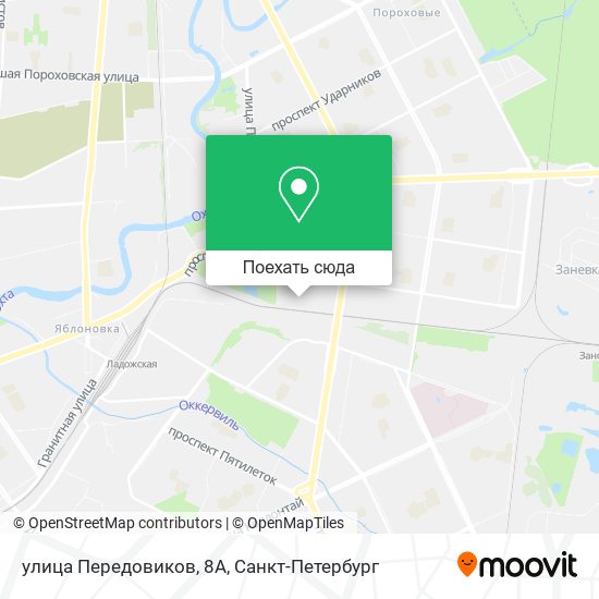 Карта улица Передовиков, 8А