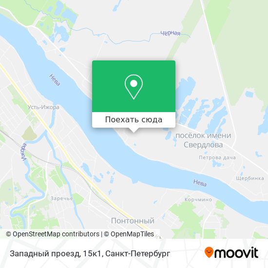 Карта Западный проезд, 15к1
