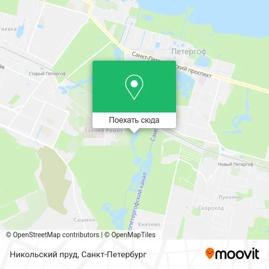 Карта Никольский пруд