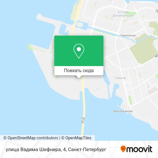 Карта улица Вадима Шефнера, 4