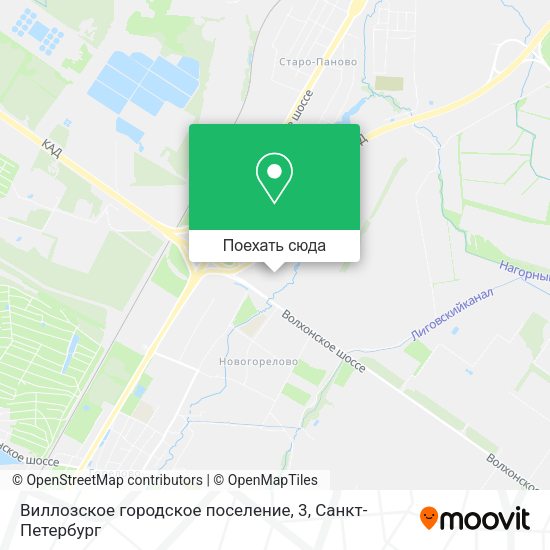 Карта Виллозское городское поселение, 3