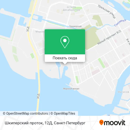 Карта Шкиперский проток, 12Д
