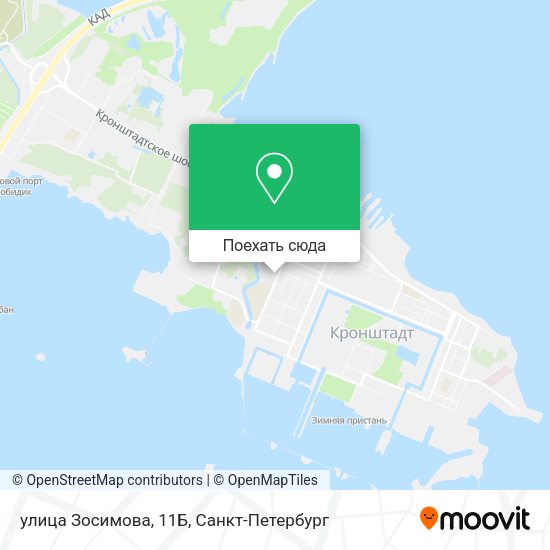 Карта улица Зосимова, 11Б