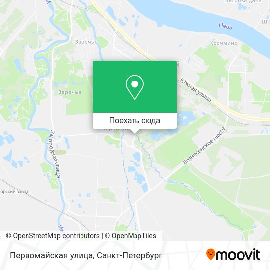 Карта Первомайская улица