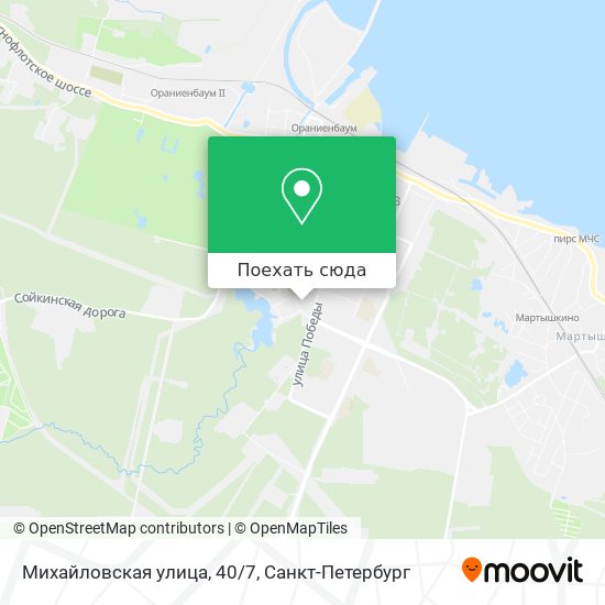 Карта Михайловская улица, 40/7