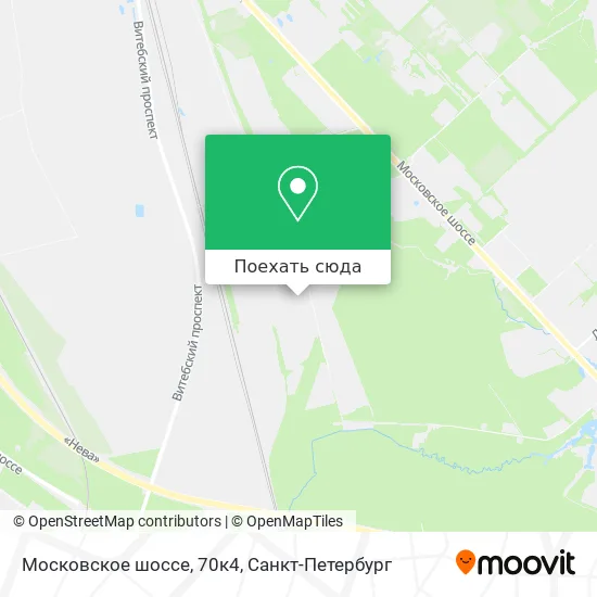 Карта Московское шоссе, 70к4
