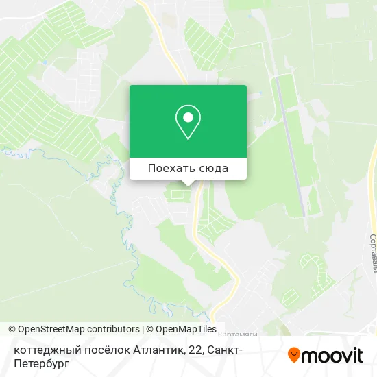 Карта коттеджный посёлок Атлантик, 22