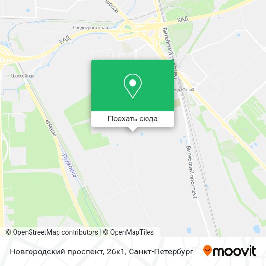 Карта Новгородский проспект, 26к1