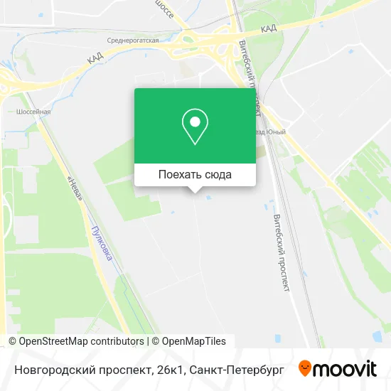 Карта Новгородский проспект, 26к1