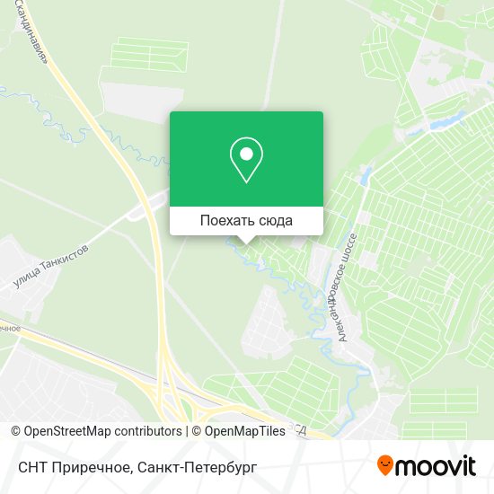Карта СНТ Приречное