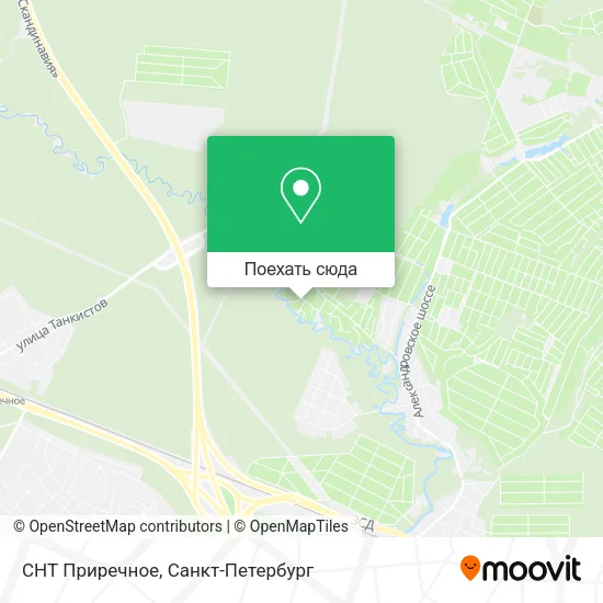 Карта СНТ Приречное