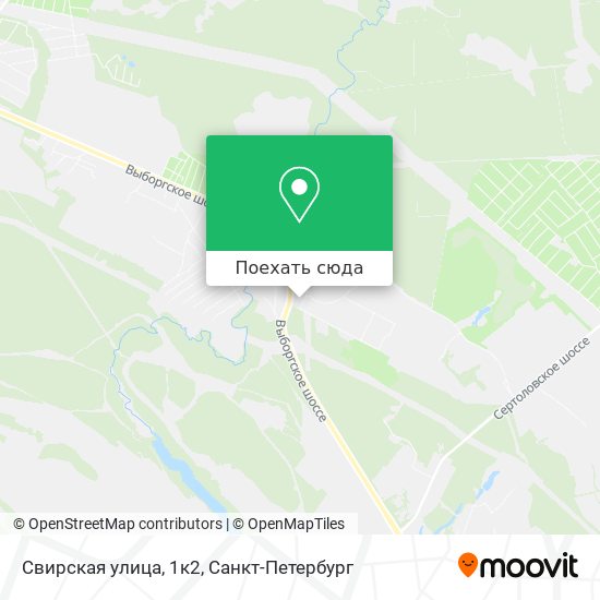 Карта Свирская улица, 1к2