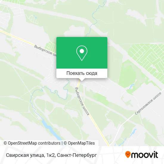 Карта Свирская улица, 1к2