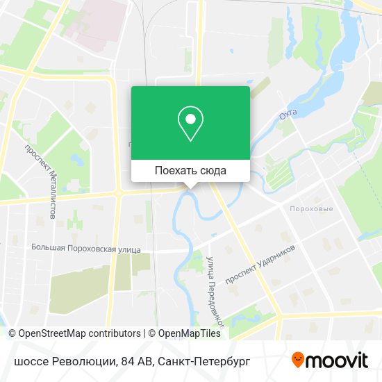 Карта шоссе Революции, 84 АВ