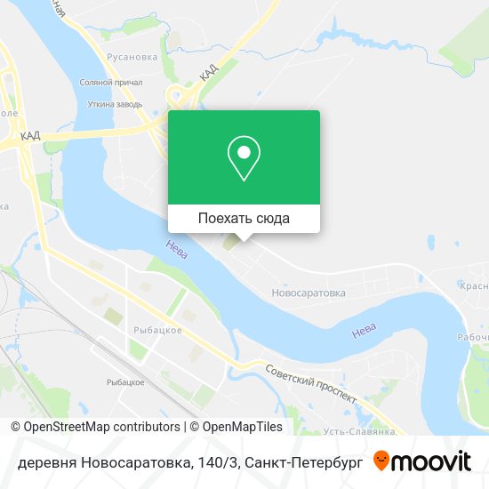 Карта деревня Новосаратовка, 140/3