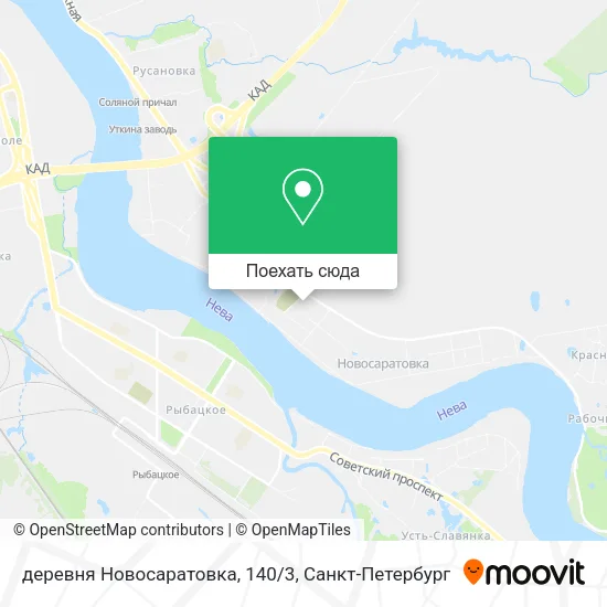 Карта деревня Новосаратовка, 140/3