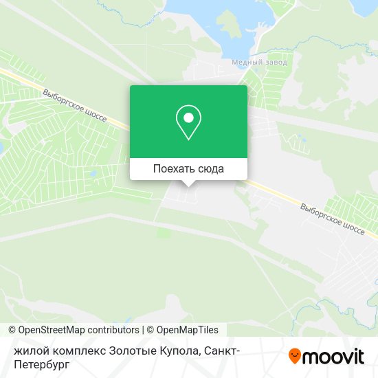 Карта жилой комплекс Золотые Купола
