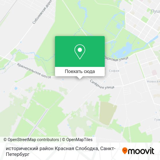 Карта исторический район Красная Слободка