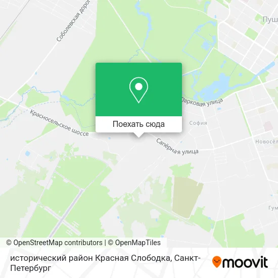 Карта исторический район Красная Слободка