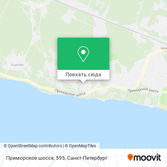 Карта Приморское шоссе, 595