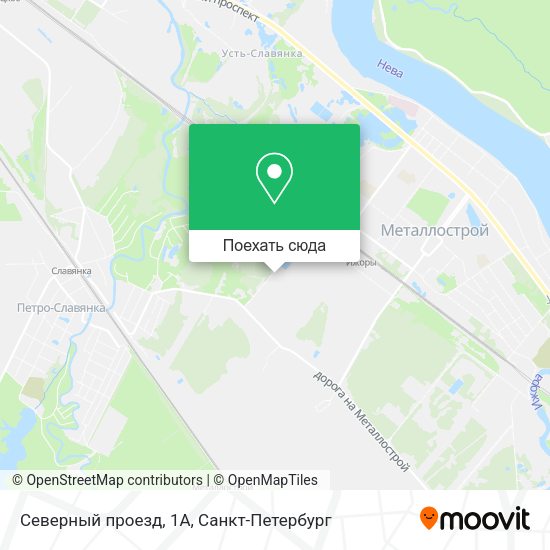 Карта Северный проезд, 1А
