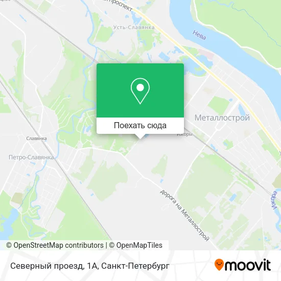 Карта Северный проезд, 1А