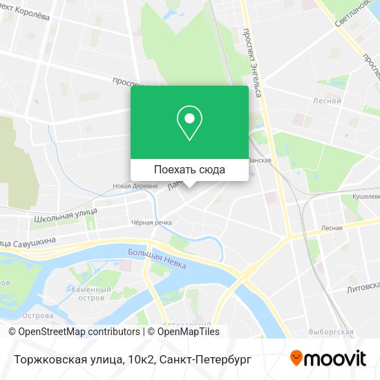 Карта Торжковская улица, 10к2