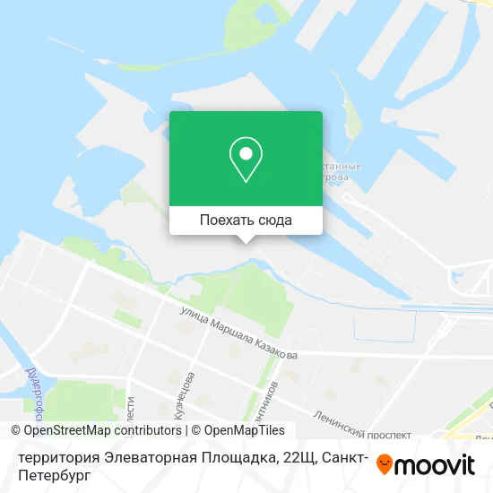 Карта территория Элеваторная Площадка, 22Щ