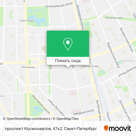 Карта проспект Космонавтов, 47к2