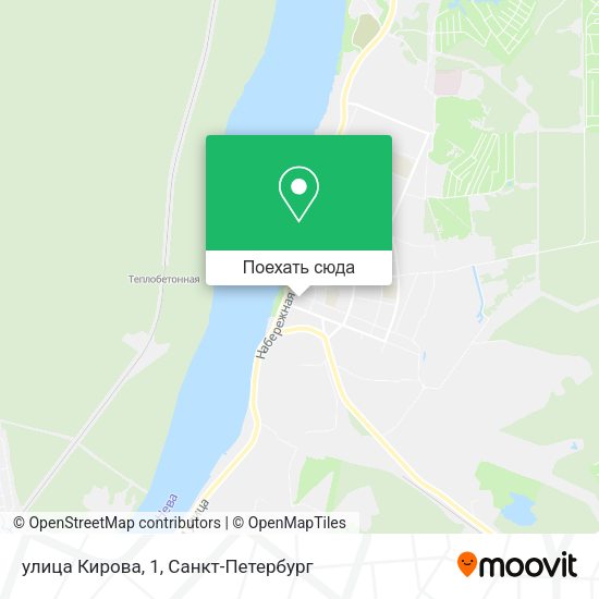 Карта улица Кирова, 1