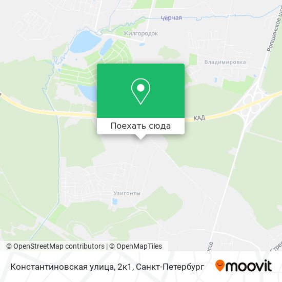 Карта Константиновская улица, 2к1