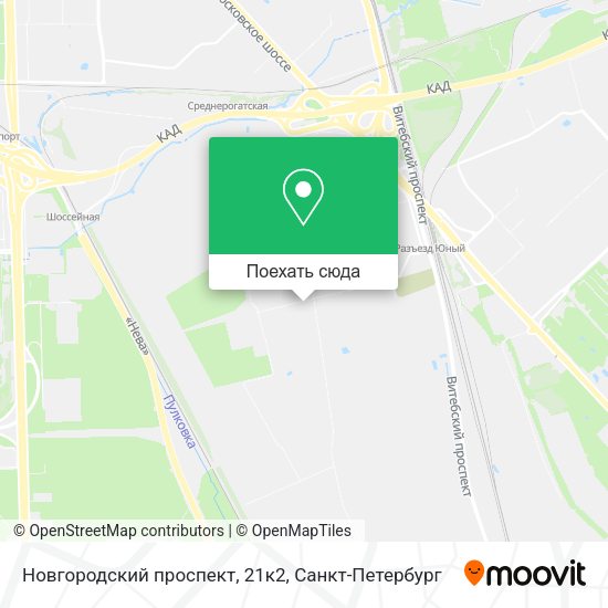 Карта Новгородский проспект, 21к2
