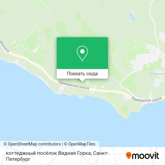 Карта коттеджный посёлок Видная Горка