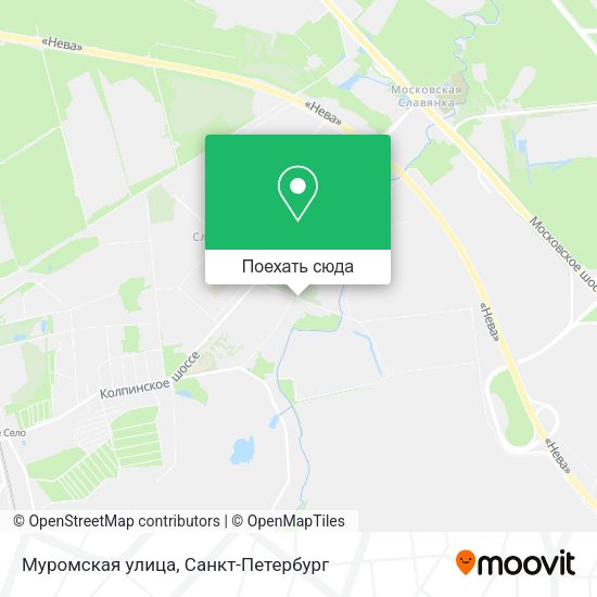 Карта Муромская улица