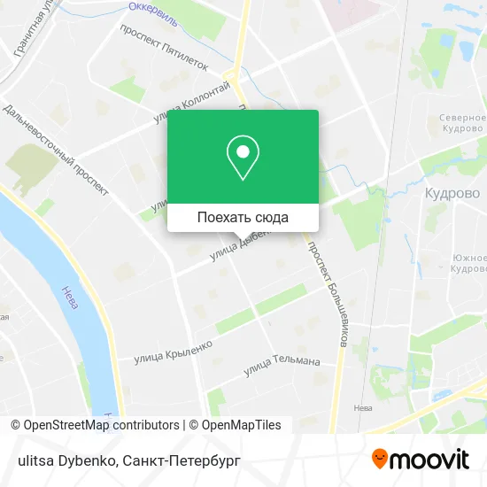 Карта ulitsa Dybenko