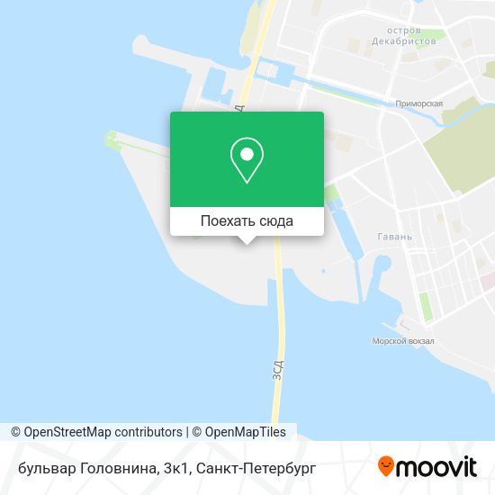 Карта бульвар Головнина, 3к1