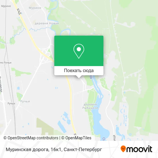 Карта Муринская дорога, 16к1