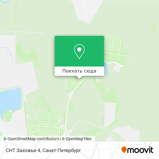 Карта СНТ Захожье-4