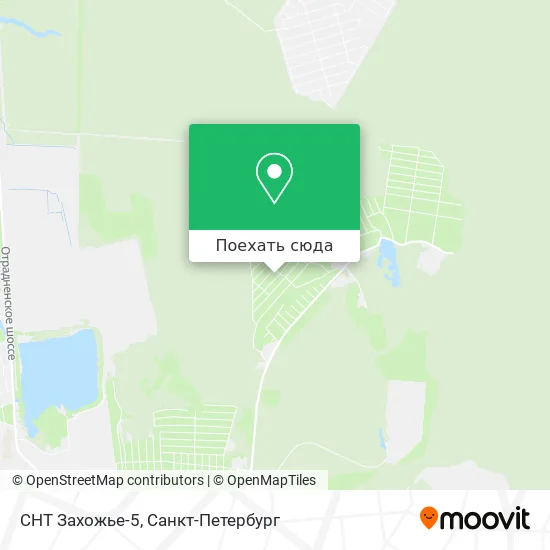 Карта СНТ Захожье-5