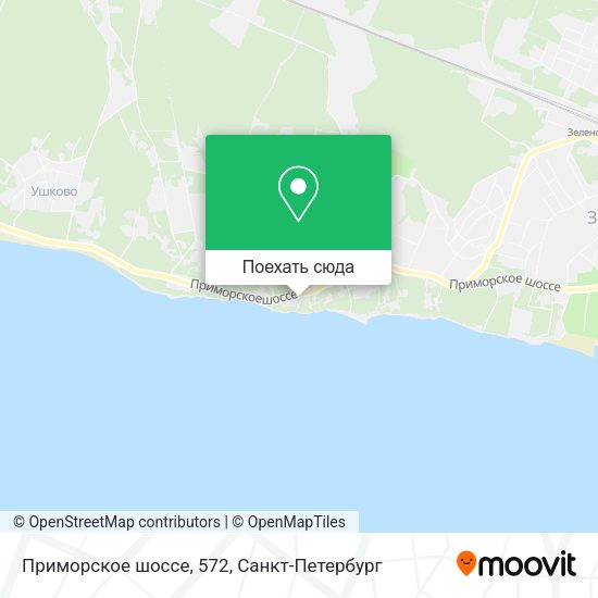Карта Приморское шоссе, 572