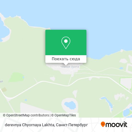Карта derevnya Chyornaya Lakhta