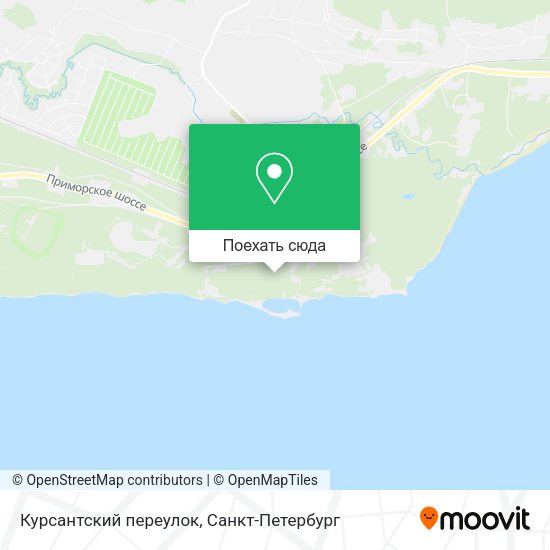Карта Курсантский переулок