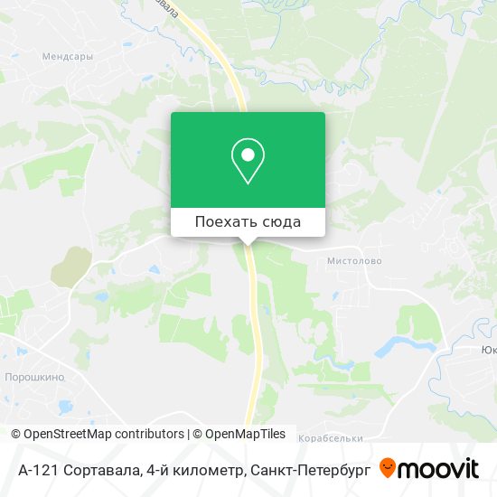 Карта А-121 Сортавала, 4-й километр