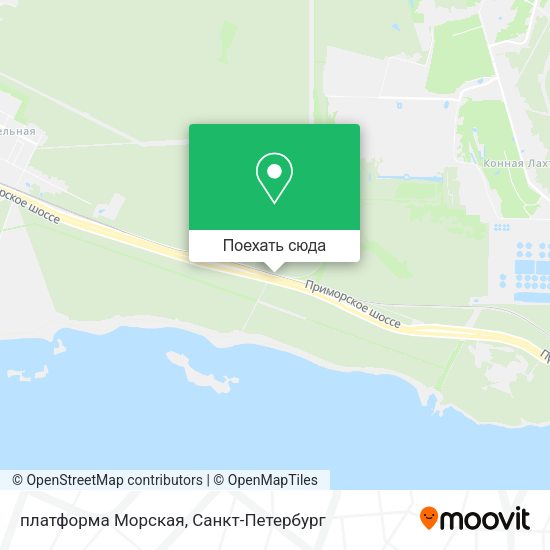 Карта платформа Морская