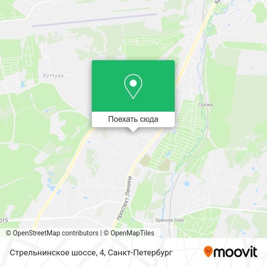 Карта Стрельнинское шоссе, 4
