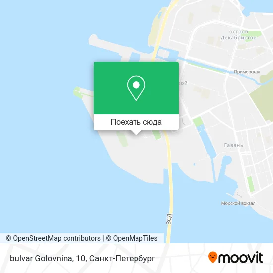 Карта bulvar Golovnina, 10