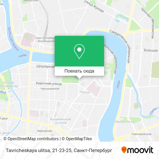 Карта Tavricheskaya ulitsa, 21-23-25