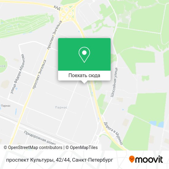 Карта проспект Культуры, 42/44
