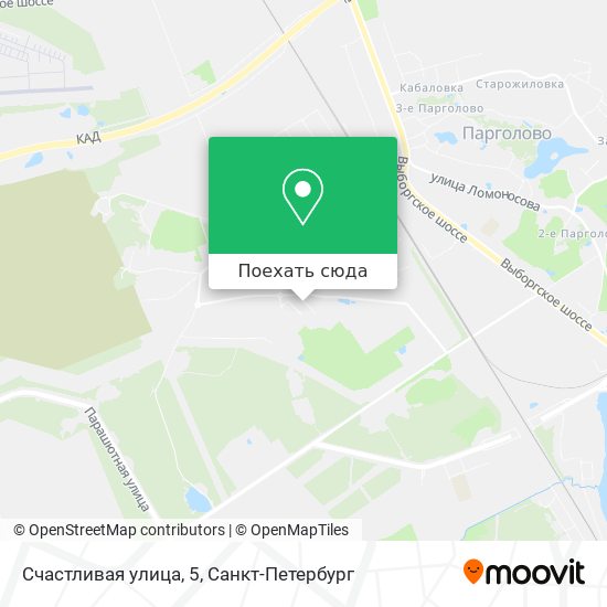 Карта Счастливая улица, 5